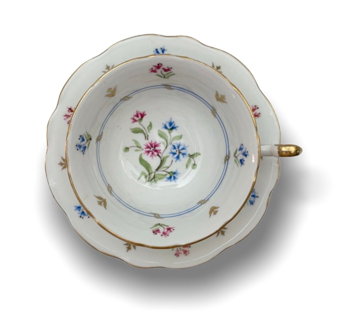 EB Foley Tea Cup and Saucer - Etsy