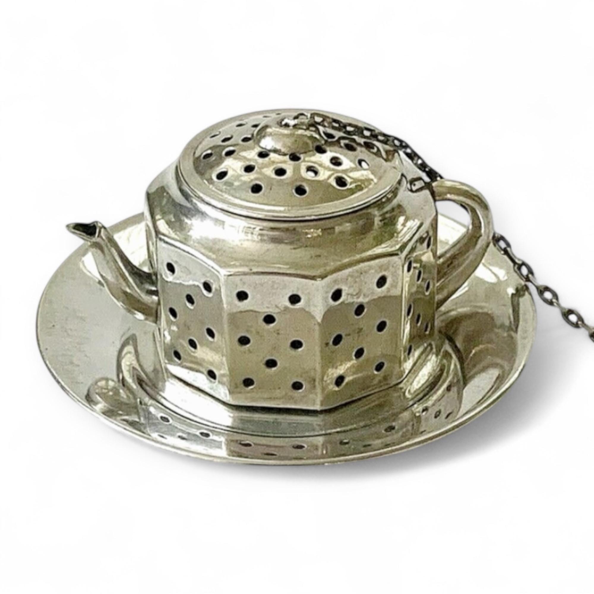 ヴィンテージ スターリングシルバー アムクラフト ティーストレーナー