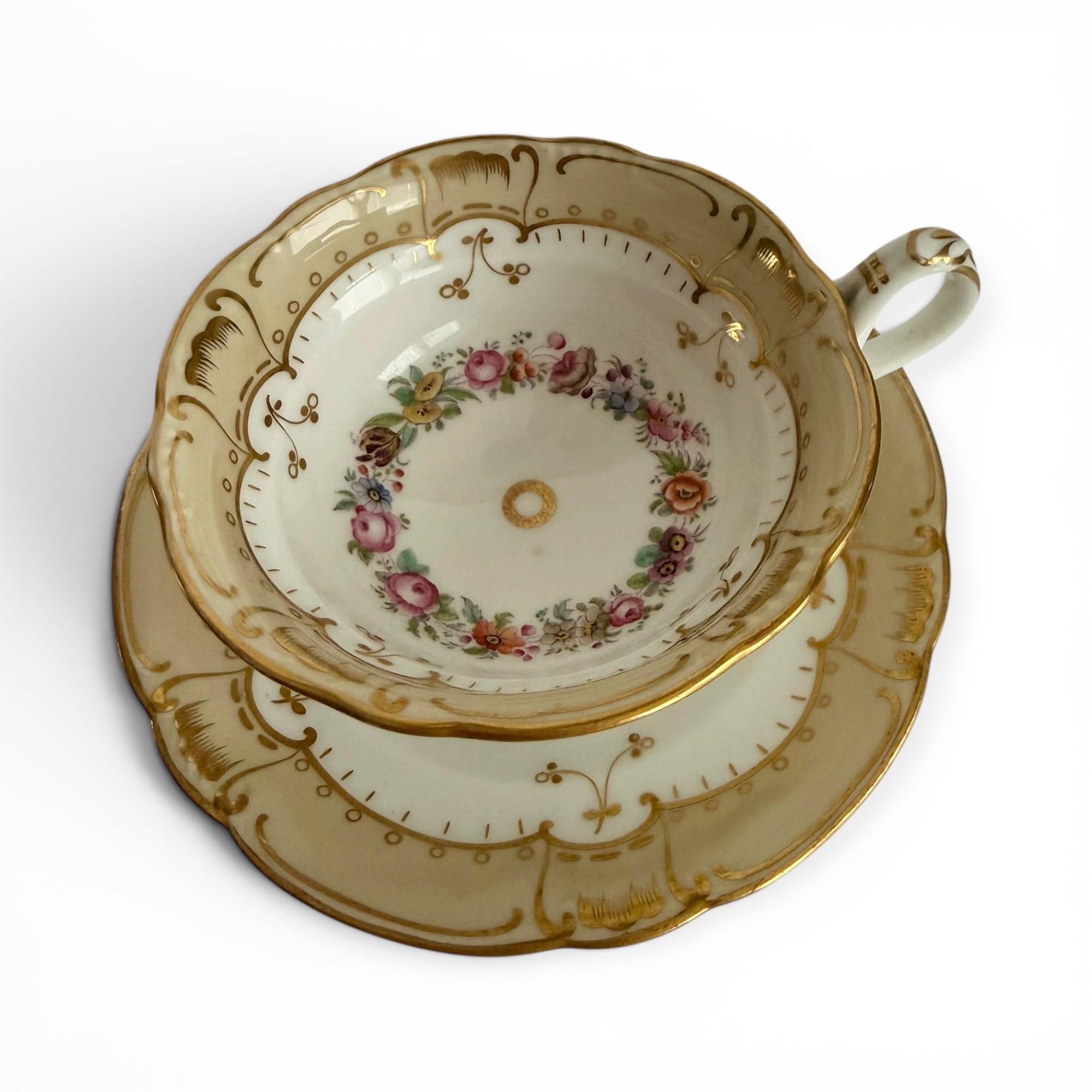 RIDGWAY カップ&ソウサー(1830年頃) Antique John Ridgway Porcelain Tea Cup & Saucer Set C.1830s - Etsy