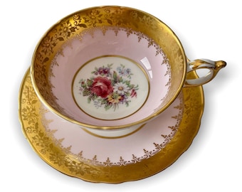 Pink Paragon Tea Cup and Saucer Teacup Set
