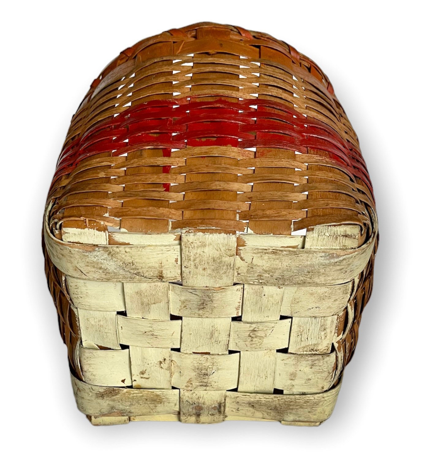 Hand Painted Primitive Woven Splint Basket Gathering - Etsy UK