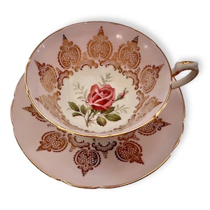 Pink Paragon Tea Cup & Saucer Teacup Set Rose
