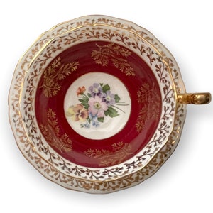 Bellissimo set da tè con tazza e piattino in porcellana Adderley