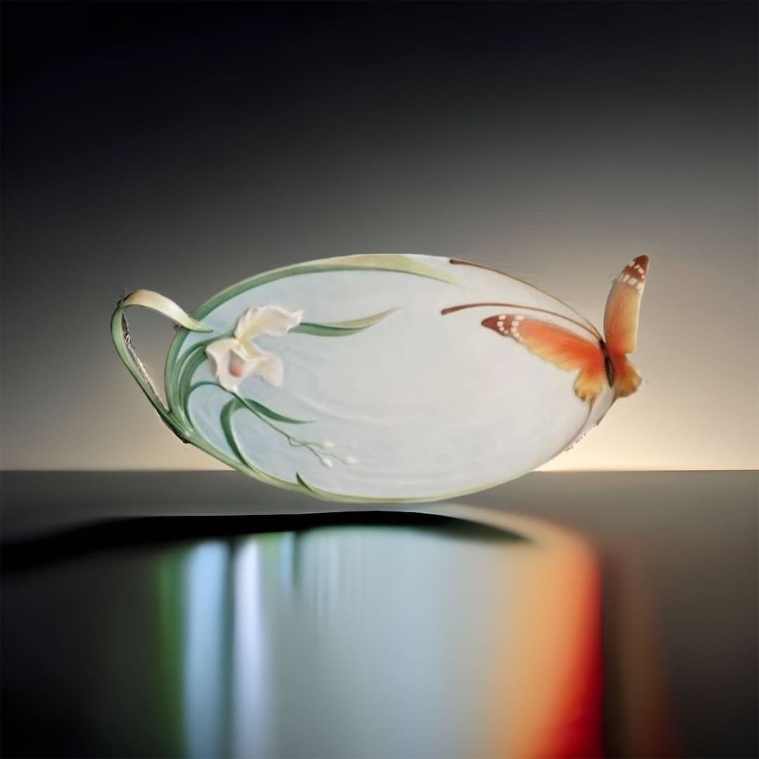 Beautiful Franz Porcelain Papillon Butterfly Tray XP1694 Etsy