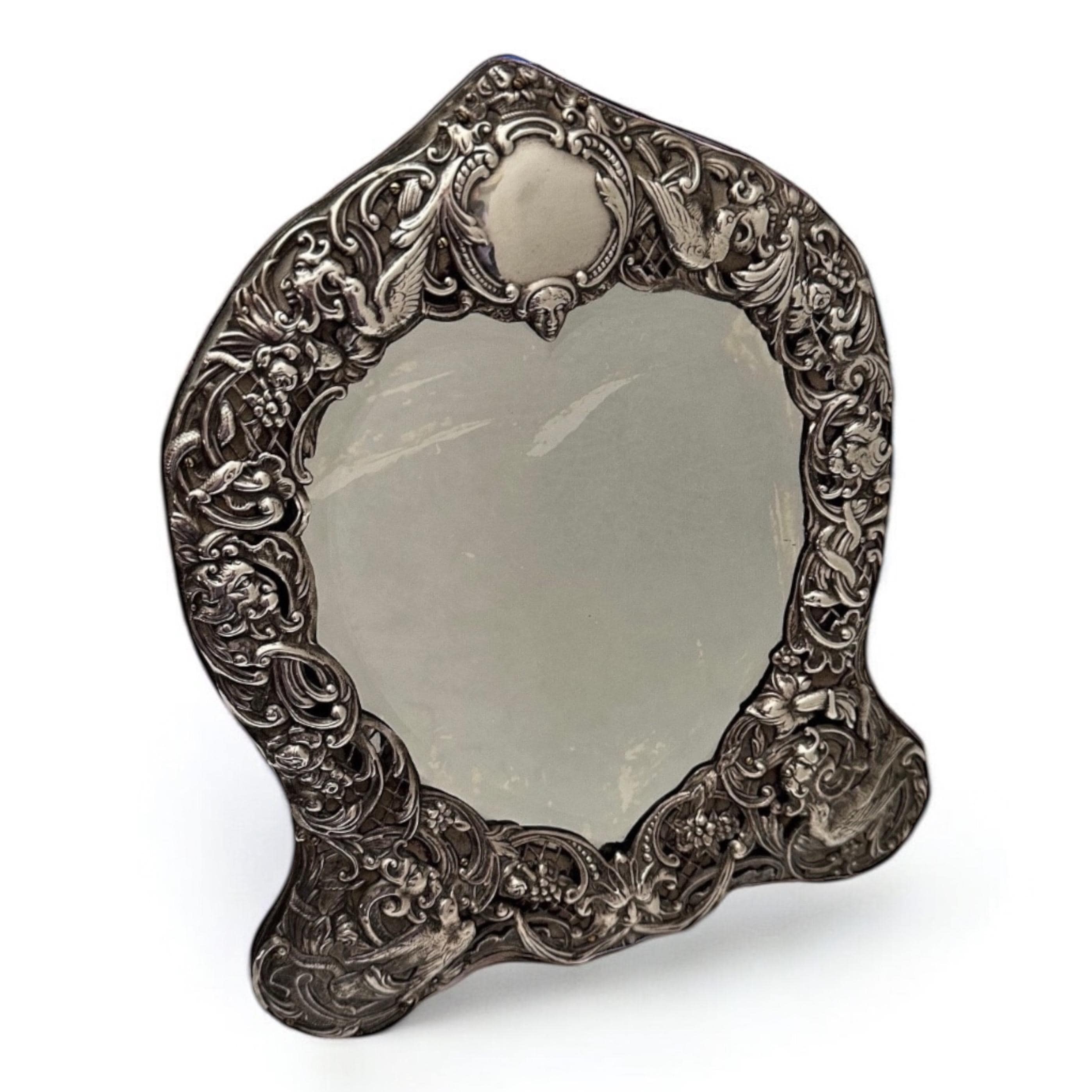 antique silver dressing table mirror Amazon.com