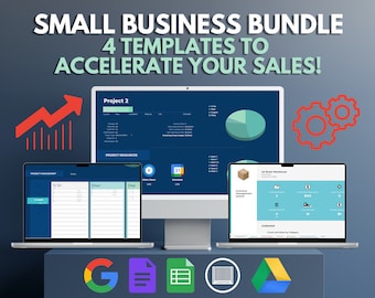 Small Business Bundle, Employee Handbook, Inventory Management System Google Sheets, Project Management Spreadsheet,  Employee Directory,