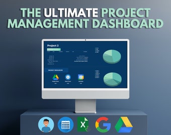 Project Management System - Kanban - Google Spreadsheet, Project Tracker, Task Manager, Team Collaboration, Template, Easy