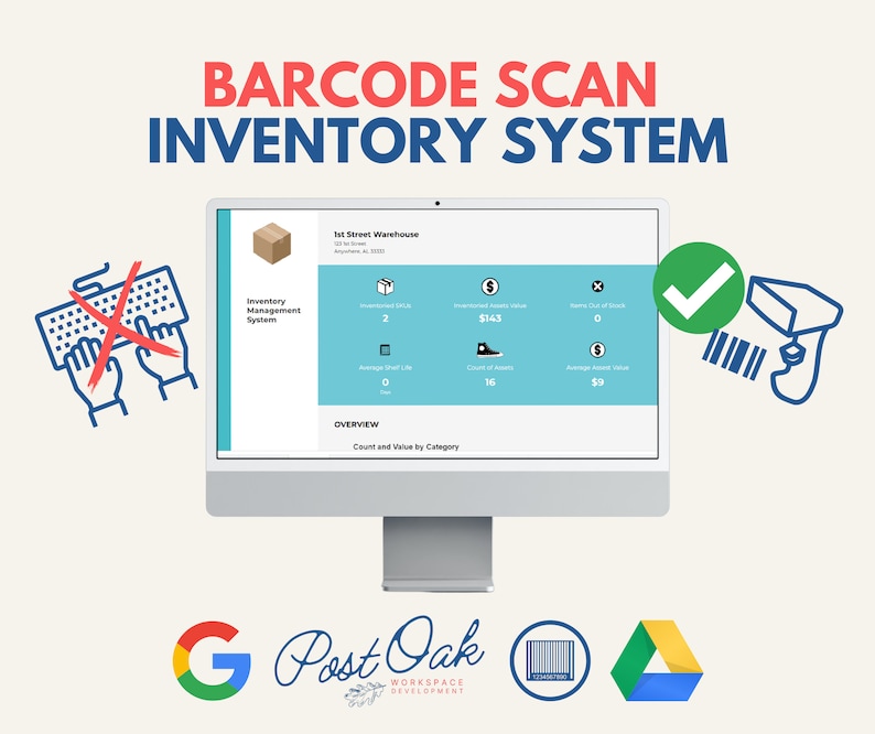 Unique Barcode Scan Inventory Management System No Typing Google