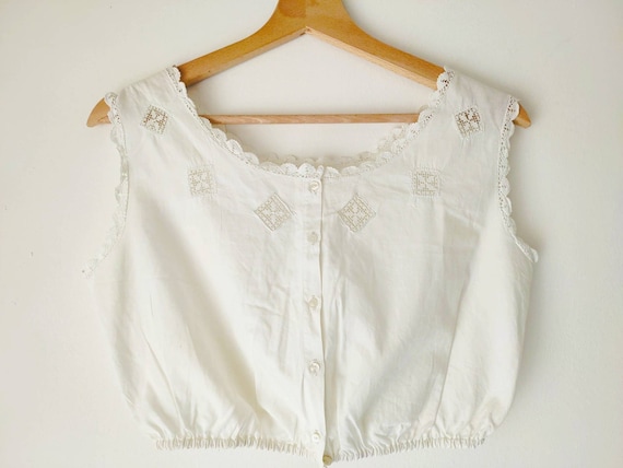Vintage 60s embroidered tank top