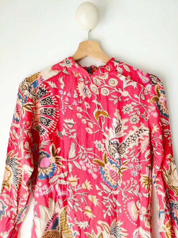Vintage cotton gauze little dress