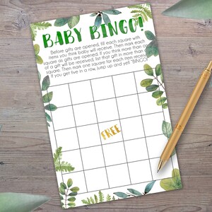 Printable Baby Shower Games Bundle, Instant Download 11 Games in Green ...