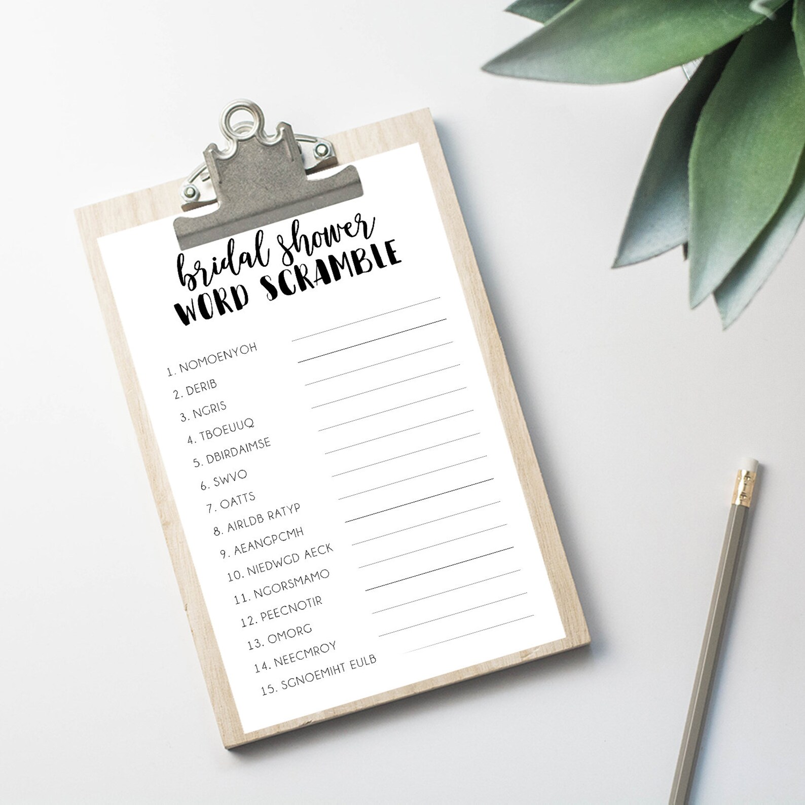 Printable Bridal Shower Games Bundle Instant Download 14 - Etsy
