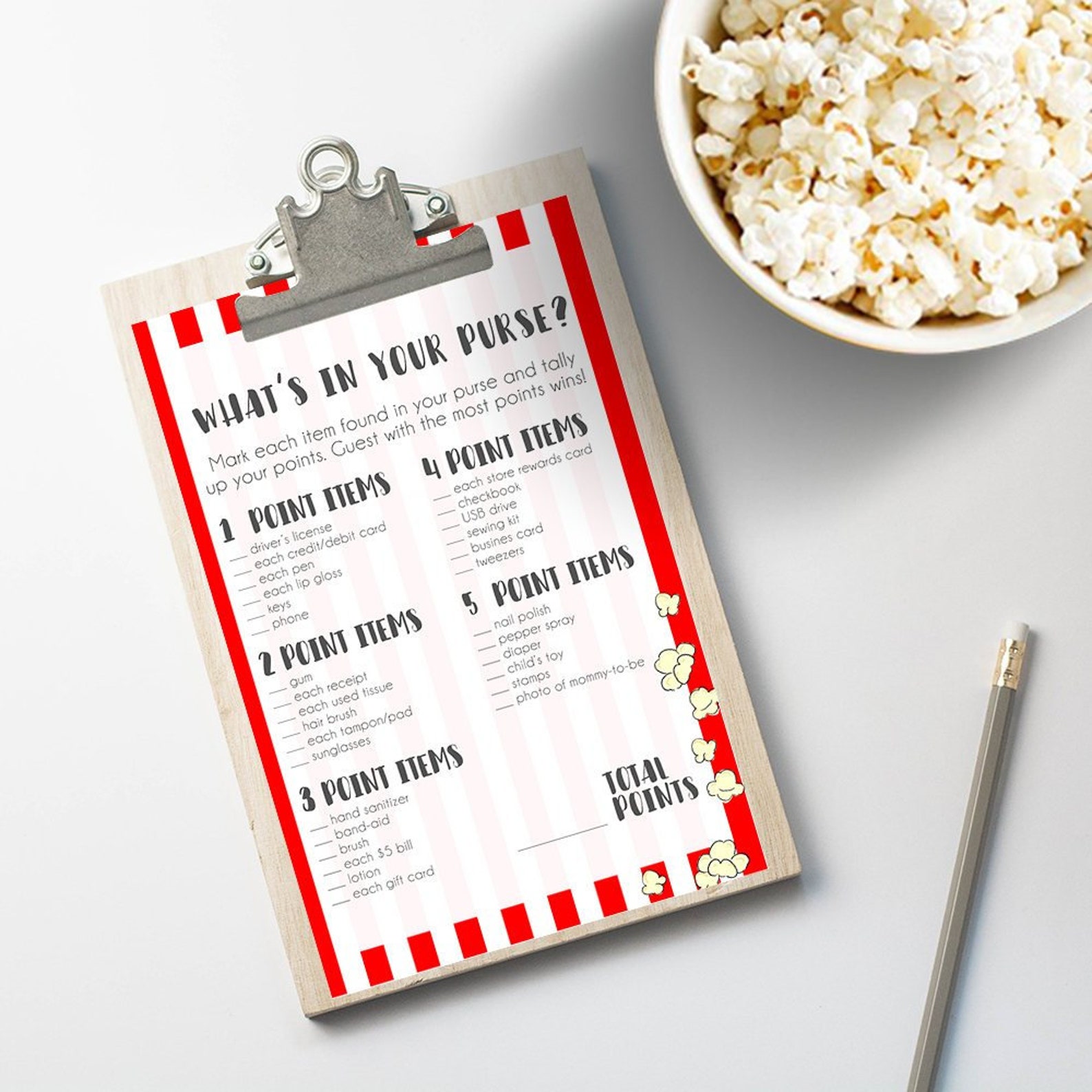 Ready to Pop Popcorn Printable Baby Shower Games Bundle | Etsy