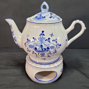 HOLLAND、オランダ製，ミニチュアトレイ付き珈琲ポット6点セット HOLLAND、オランダ製，ミニチュアトレイ付き珈琲ポット6点セット