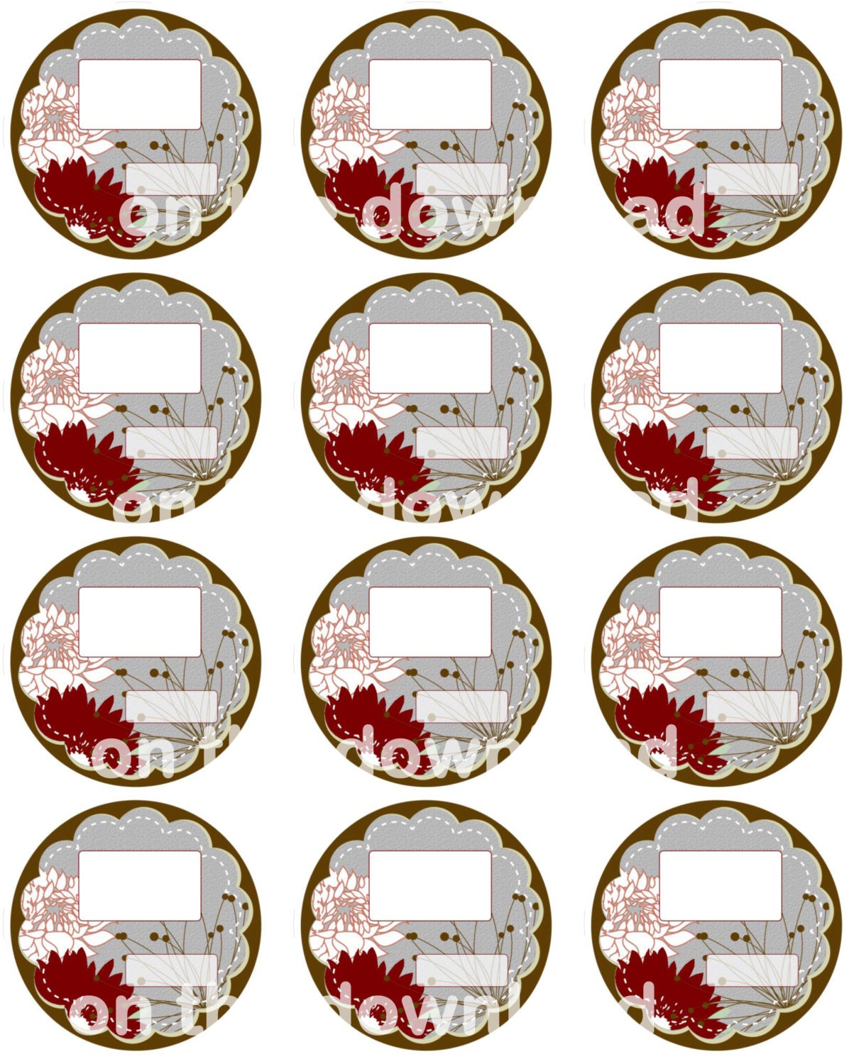 Marsh Labels Marsh EDITABLE ROUND STICKER 2.5 Inches/soap Labels/lotion Labels/body ...