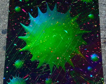 Hyper Virus ERROR_missingnumberglitch[live]-/generated121125 18"x24" GLOSSY PRINT