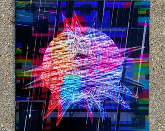 Pixel Prompt 0003 12"x12" Print