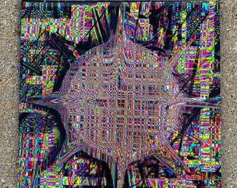 Pixel Prompt 0004 12"x12" Print