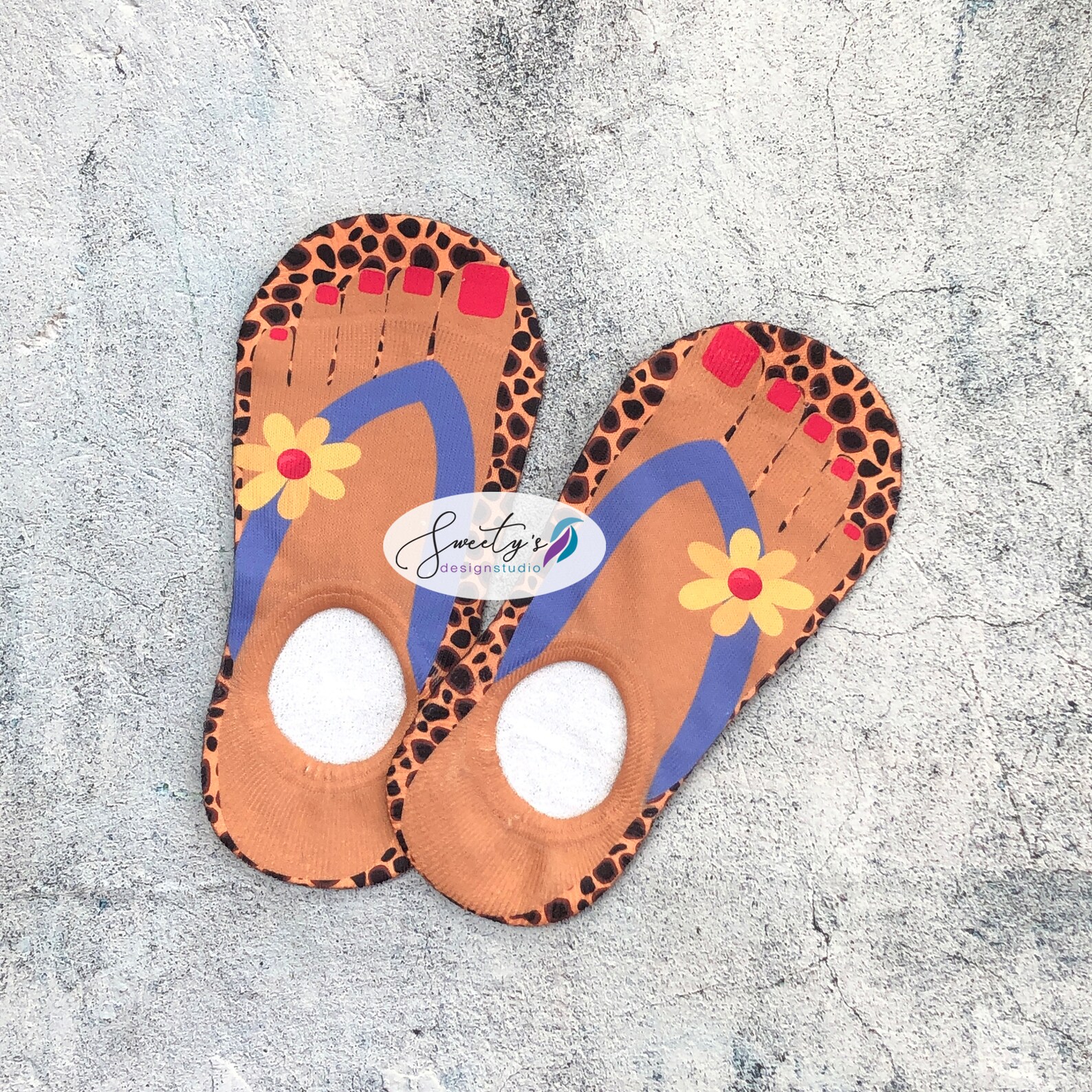 Flip flop sandal sock no show sock looks like feet great Etsy Nederland