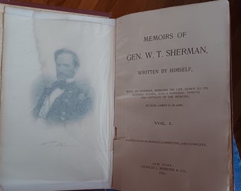 Memoirs of Gen. W.T. Sherman, Vol. I, 4th Edition (1891)