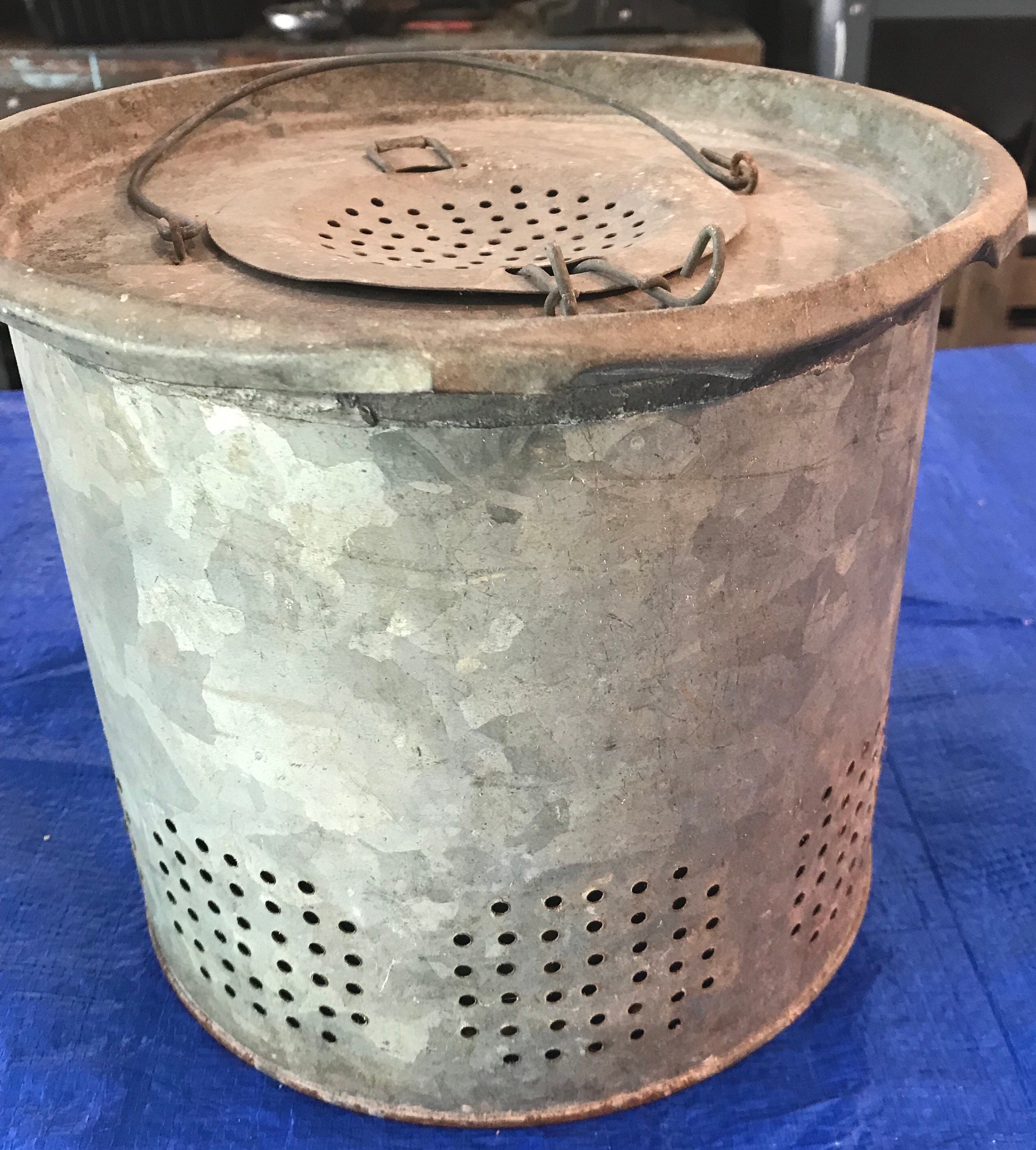 Minnow Bucket, Used in the Pristine Adirondack Lakes in the 1950s