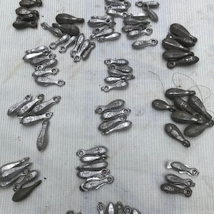 12 In-Line Trolling Sinkers - 2 of Each(10,8,6,5,4 & 3 oz ) Fishing Weights