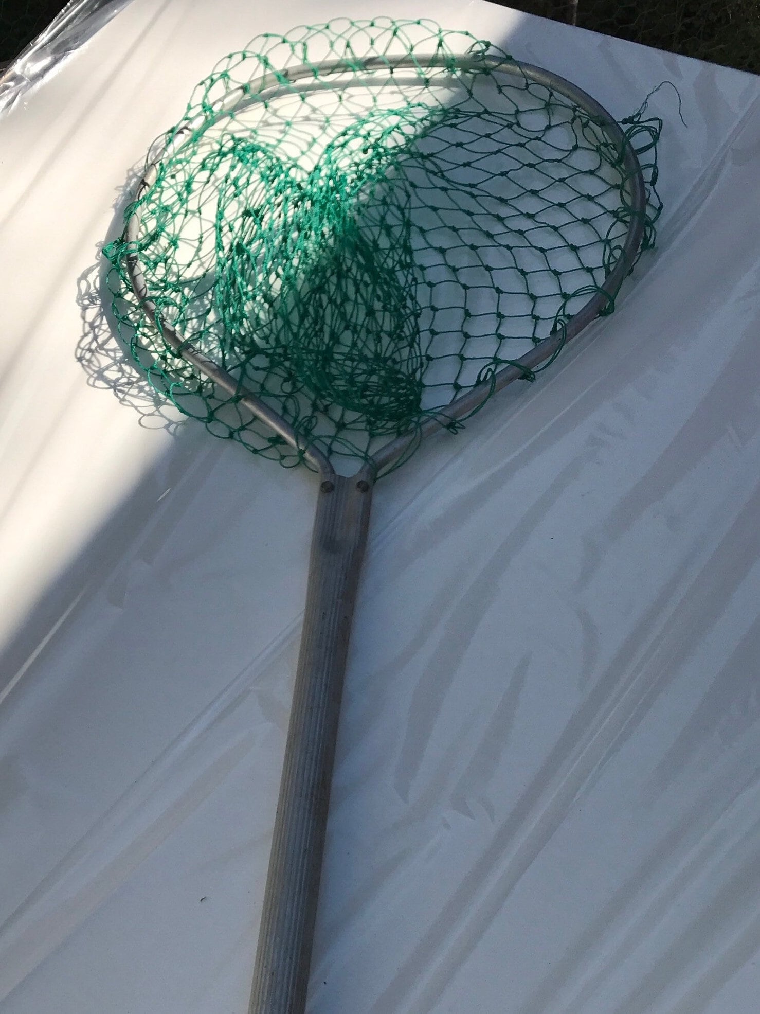 Fish Landing Net With a Long Handle. Successful History in Bringing in the  Big One. Great Fishing Gear 