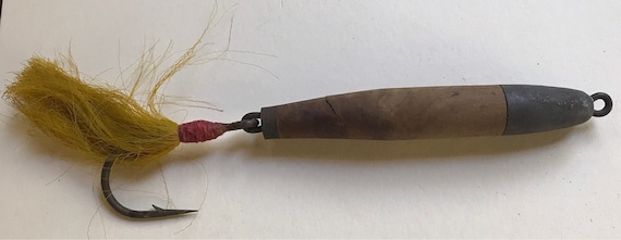 Antique Trolling Lure. Captain Benny May Negotiate Its Price If You Can  Discover Its History. Lead Head. Wooden 5body. Antique Fish Tackle. -   Canada