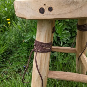 Norse Viking Wooden Petroglyph Pyrography Stool - Etsy