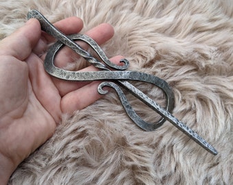 Large Viking hair pin barrette