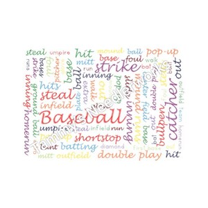 Broderie de Baseball Montage numérique fichiers design