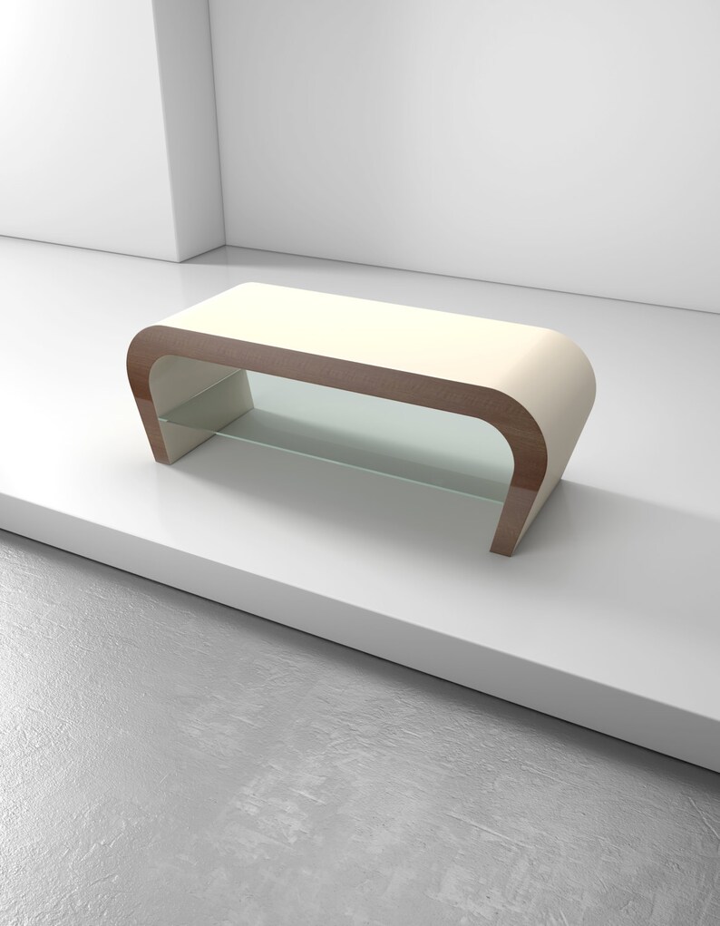 Amber Matt Coffee Table Wedge Furniture Living Room Furniture Vadel Com