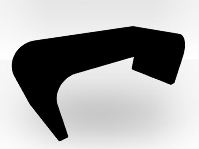 Wedge Black Gloss Coffee Table