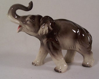 Elephant Figurine Ceramic Wales China S870