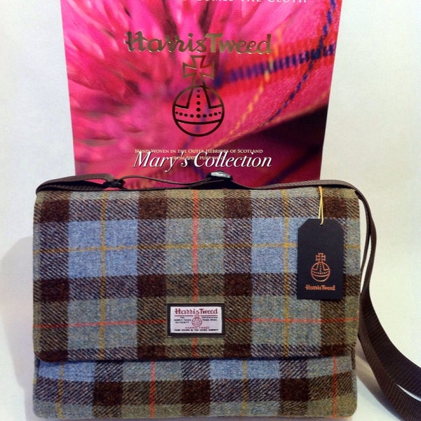 Harris Tweed Pure Wool Hunting McLeod Designer Messenger Bag Satchel laptop MacBook bag new from my Collection
