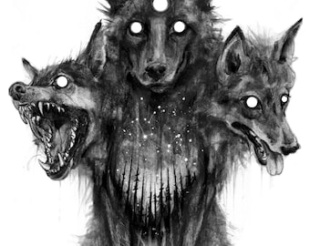 Hounds of Hades, print
