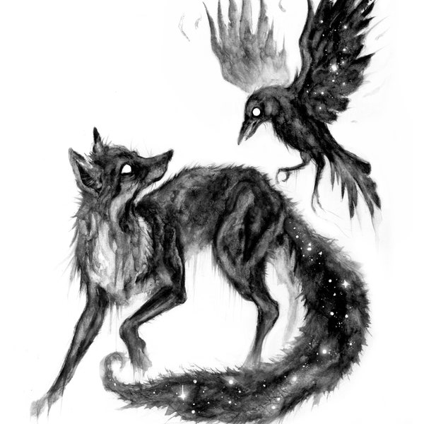 The Fox & The Crow, limited print