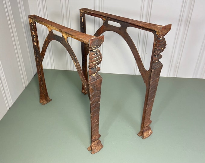 Antique Cast Iron Soapstone Sink Support Legs Etsy