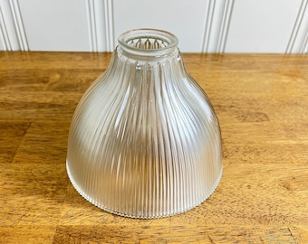 Antique 1912 Frosted Holophane Lamp Shade Electrical Substation Control House Salvage  - Holophane, USE CSE 75, PAT Oct 29 1912