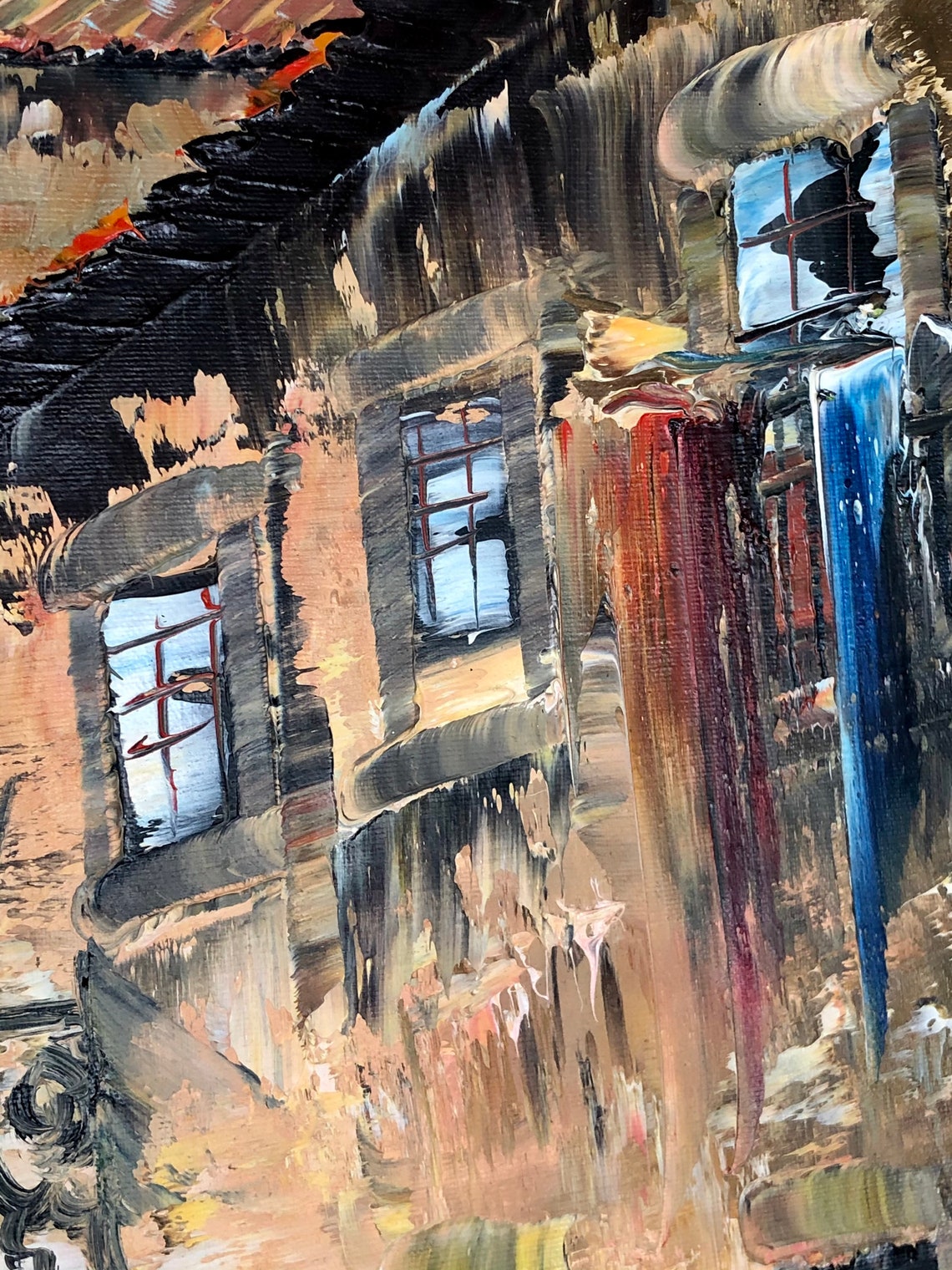 Fernando Viana Original Framed Painting Oil on Canvas Signed Etsy