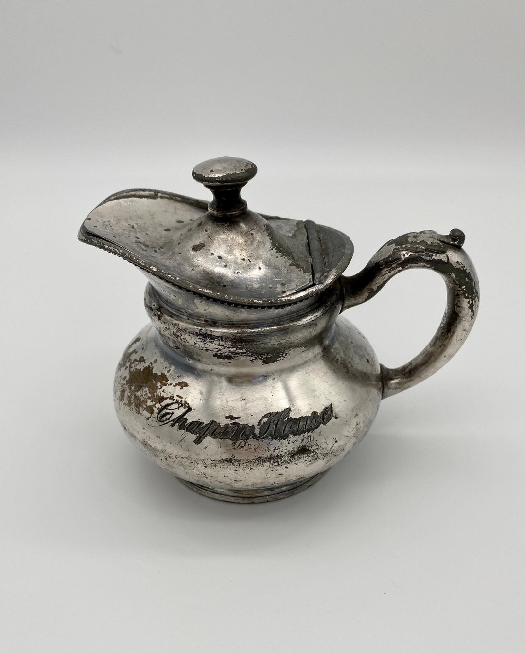 Antique Chapin House Smith College Northampton MA Silverplated Creamer