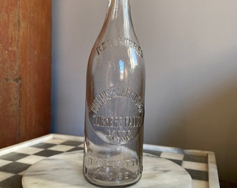 Rare Antique American House Hotel Turners Falls Mass Collins & Harrington Proprietors Beer Soda Bottle