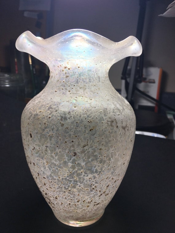 Antique 1920s Ancient Roman Revival Art Glass Vase 6 5 Etsy
