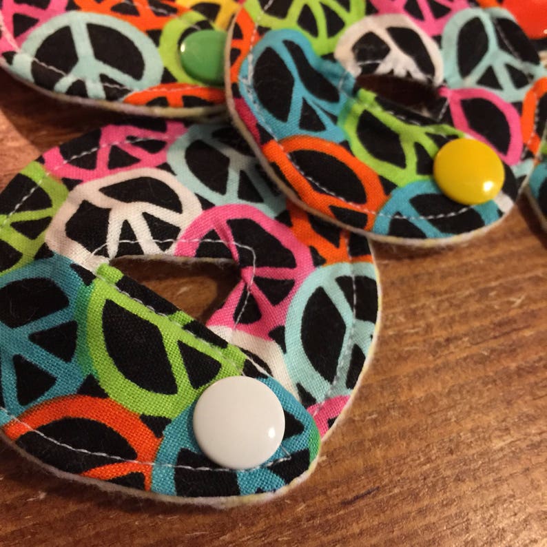 Tubie Pad set of 5 Peace Etsy