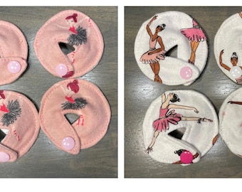 Select Your Style -Set of 4 Tubie Pads - CHOOSE YOUR Ballerina