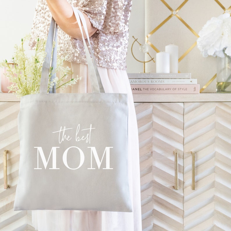 The Best Mom Tote Cotton Canvas Tote Bags for Mom Gifts for Etsy