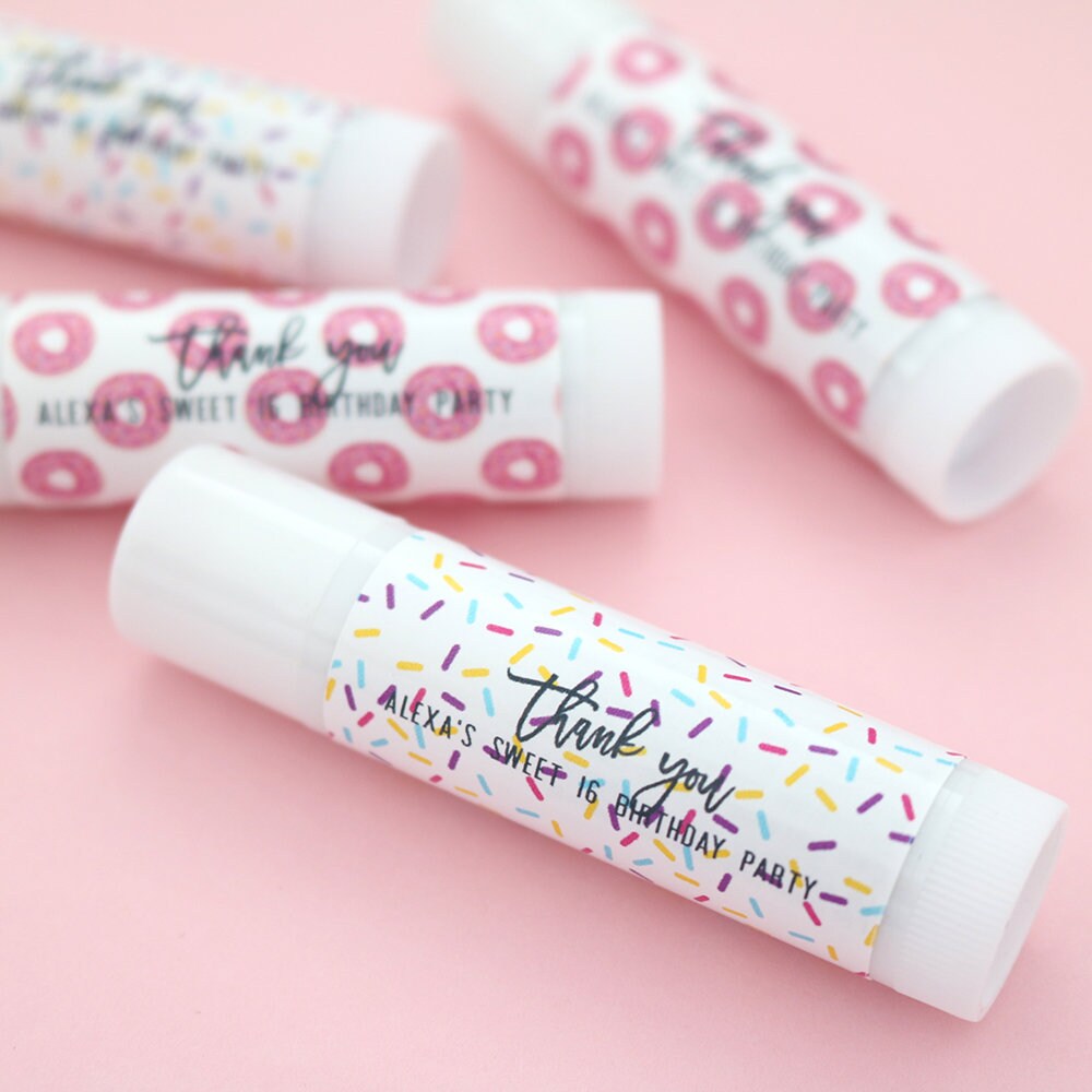 Sprinkle Donuts Custom Lip Balm Stick Lip Balm Tube Etsy