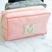 BAG ONLY Nylon Makeup Bag - Pink Black Gray Make Up Bag Best Friend Gift Bridesmaid Gift Cosmetic Bag B-CB06 