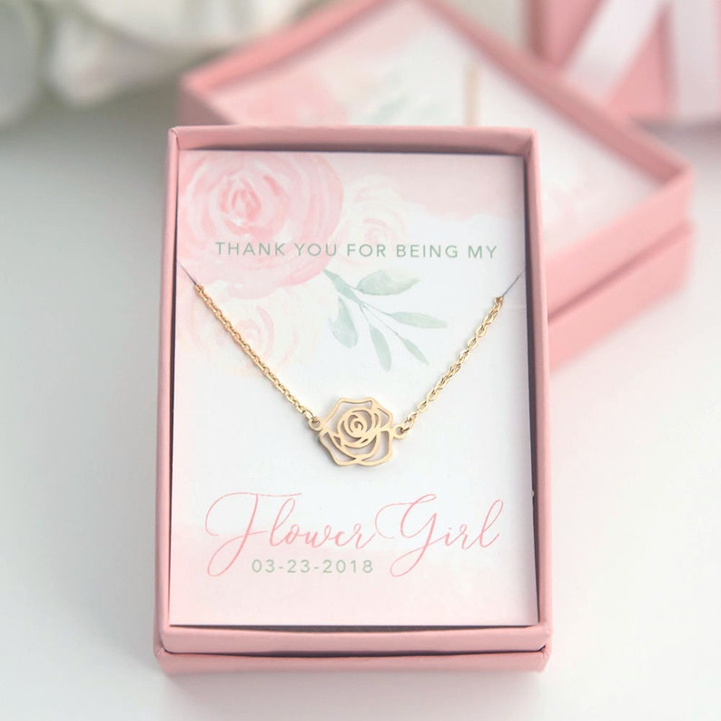 thank you for being my flower girl gift
