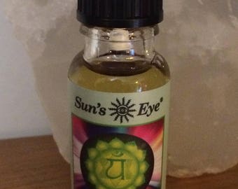 Sun's Eye Chakra Aroma Oils:  Heart Chakra - Candle Making, Soap, Potpourri, Diffusers, Perfume, and/or as Incense - 1/2 Oz Bottle